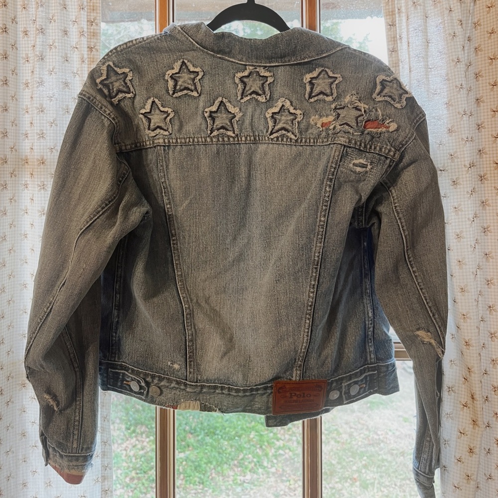 Polo Ralph Lauren Vintage Distressed Jean Jacket